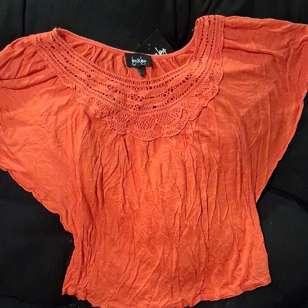 by & by Women's Terracotta Blouse